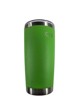 Green Stainless Steel Insulated Tumbler With Lid 20 Oz Travel Mug CVG quote new